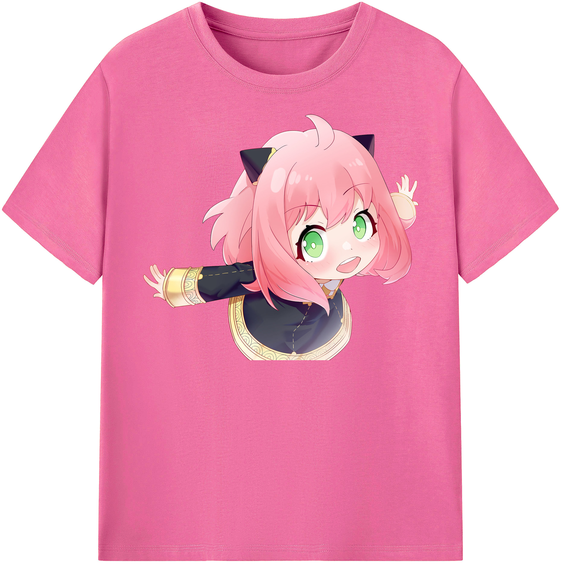 （画像用） SPY×FAMILY间谍家家酒 レディースカジュアルプリントTシャツ（綿100％）